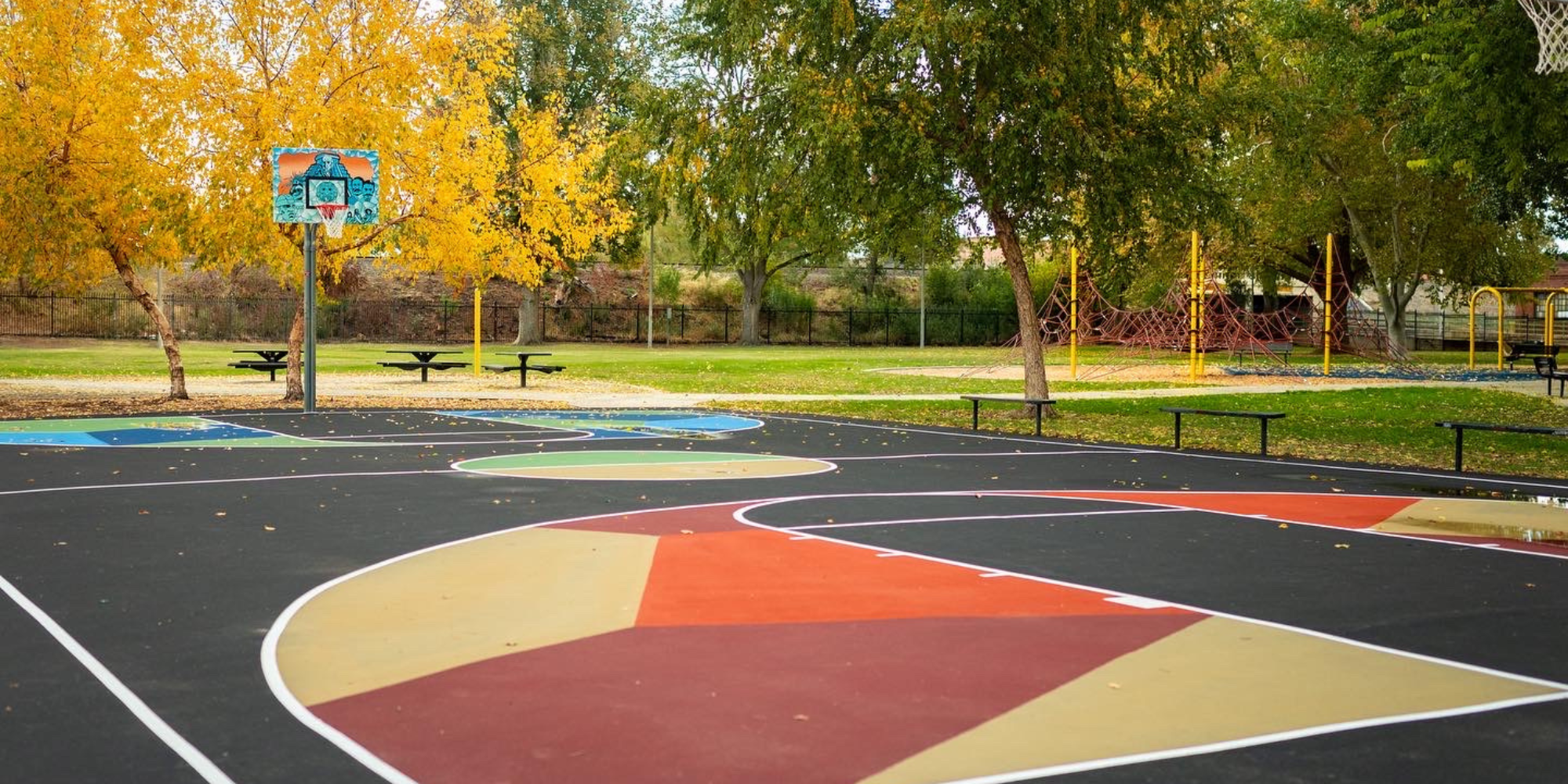 Muir Park Basketball Court Mural Case Study - Midtown Association