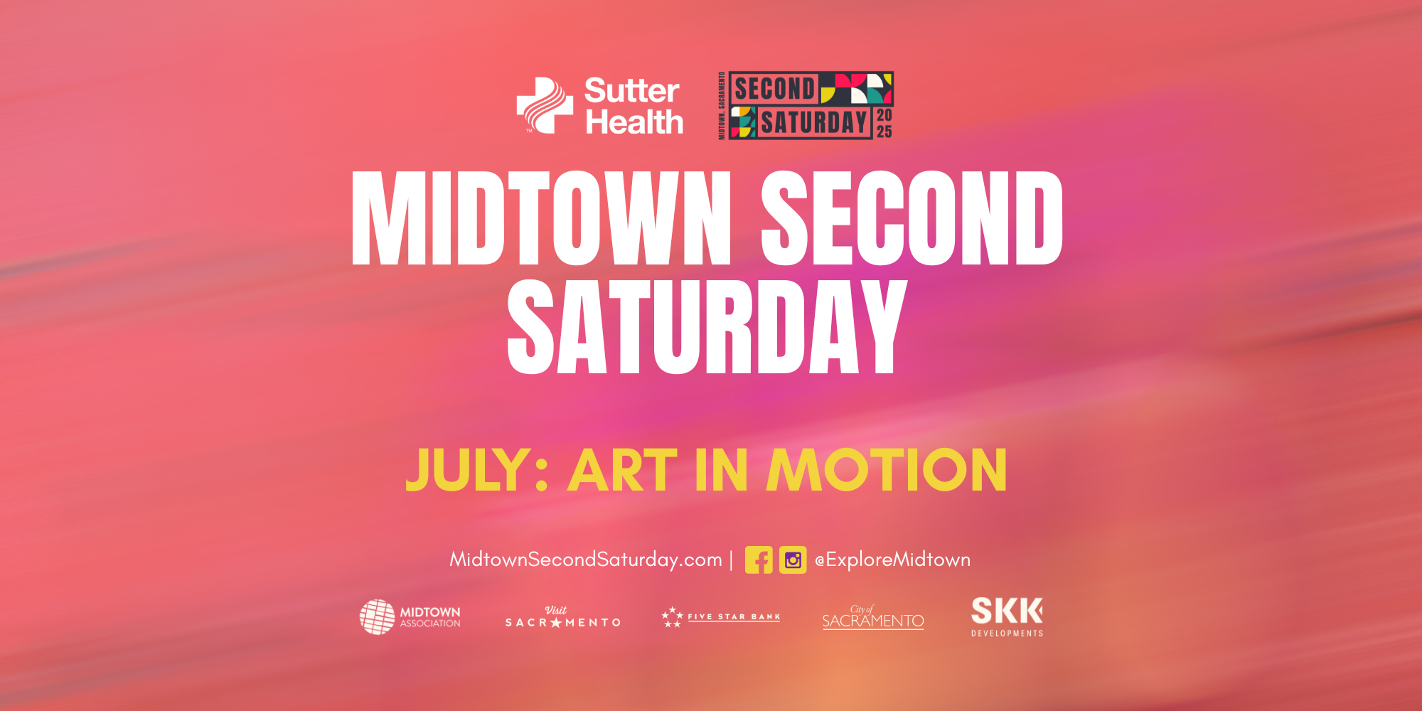 Midtown Second Saturday July Art Walk: Art in Motion